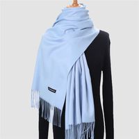 Women's Modern Style Solid Color Imitation Cashmere Scarf sku image 16