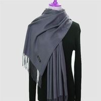 Women's Modern Style Solid Color Imitation Cashmere Scarf sku image 33