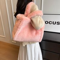 Women's Medium Autumn&winter Pu Leather Solid Color Classic Style Bucket Magnetic Buckle Underarm Bag main image 5