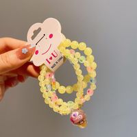 Cartoon Style Cute Bear Heart Shape Pineapple Plastic Wholesale Bracelets sku image 7