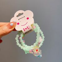 Cartoon Style Cute Bear Heart Shape Pineapple Plastic Wholesale Bracelets sku image 10