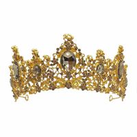 Glam Luxurious Lady Crown Alloy Plating Inlay Zircon Crown main image 5