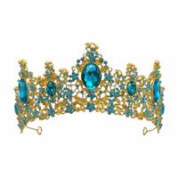 Glam Luxurious Lady Crown Alloy Plating Inlay Zircon Crown main image 2