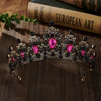 Glam Luxurious Lady Crown Alloy Plating Inlay Zircon Crown sku image 27