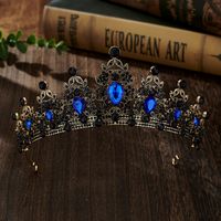 Glam Luxurious Lady Crown Alloy Plating Inlay Zircon Crown sku image 25