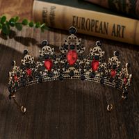 Glam Luxurious Lady Crown Alloy Plating Inlay Zircon Crown sku image 26