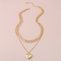 Simple Style Solid Color Alloy Women's Necklace main image 4