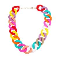 Vacation Colorful Arylic Women's Necklace main image 5