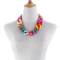 Vacation Colorful Arylic Women's Necklace main image 3