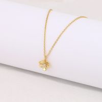Simple Style Flower Sterling Silver Pearl Pendant Necklace In Bulk main image 4