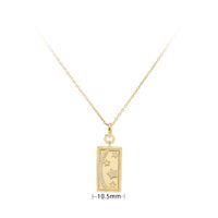 Simple Style Star Sterling Silver 18k Gold Plated Pendant Necklace In Bulk sku image 2