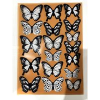 Retro Butterfly Plastic Wall Sticker sku image 2