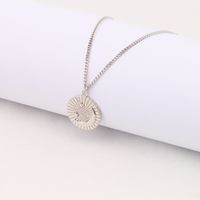 Simple Style Star Sterling Silver 18k Gold Plated Zircon Pendant Necklace In Bulk main image 3