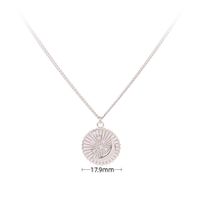 Simple Style Star Sterling Silver 18k Gold Plated Zircon Pendant Necklace In Bulk sku image 1