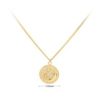 Simple Style Star Sterling Silver 18k Gold Plated Zircon Pendant Necklace In Bulk sku image 2