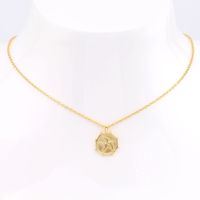 Simple Style Solid Color Sterling Silver 18k Gold Plated Pendant Necklace In Bulk main image 1