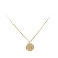 Simple Style Solid Color Sterling Silver 18k Gold Plated Pendant Necklace In Bulk main image 2