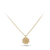 Simple Style Solid Color Sterling Silver 18k Gold Plated Pendant Necklace In Bulk sku image 2