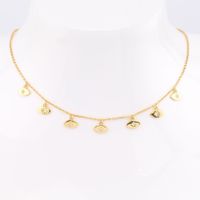 Simple Style Solid Color Sterling Silver 18k Gold Plated Zircon Necklace In Bulk main image 1