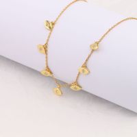 Simple Style Solid Color Sterling Silver 18k Gold Plated Zircon Necklace In Bulk main image 4