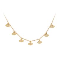 Simple Style Solid Color Sterling Silver 18k Gold Plated Zircon Necklace In Bulk main image 2