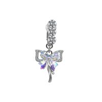 Casual Clouds Peach Plant Stainless Steel Copper White Gold Plated Rhinestones Belly Ring In Bulk sku image 14