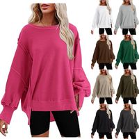 Women's Hoodie Long Sleeve Hoodies & Sweatshirts Streetwear Solid Color main image 1