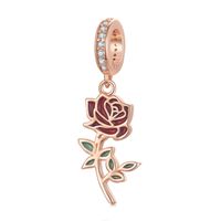Casual Glam Flower Sterling Silver Inlay Zircon Jewelry Accessories sku image 6