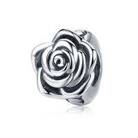 Casual Glam Flower Sterling Silver Inlay Zircon Jewelry Accessories sku image 2