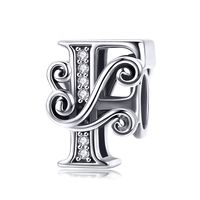 Simple Style Letter Zircon Sterling Silver Wholesale Jewelry Accessories sku image 11