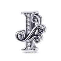 Simple Style Letter Zircon Sterling Silver Wholesale Jewelry Accessories sku image 3