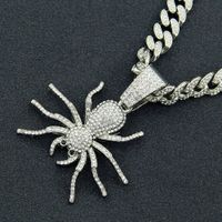 Hip-hop Exaggerated Spider Alloy Inlay Rhinestones Men's Pendant Necklace Necklace Pendant main image 3