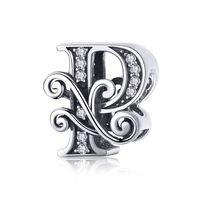 Simple Style Letter Zircon Sterling Silver Wholesale Jewelry Accessories sku image 16