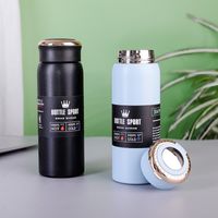 Casual Solid Color Stainless Steel Thermos Cup main image 4