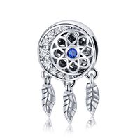 Casual Dreamcatcher Sterling Silver Inlay Zircon Jewelry Accessories sku image 5