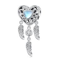 Casual Dreamcatcher Sterling Silver Inlay Zircon Jewelry Accessories sku image 3