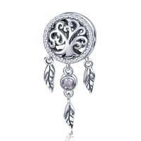 Casual Dreamcatcher Sterling Silver Inlay Zircon Jewelry Accessories sku image 9