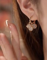 Wholesale Jewelry Elegant Modern Style Geometric Opal Opal Plating Inlay Drop Earrings main image 5