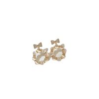 Wholesale Jewelry Elegant Modern Style Geometric Opal Opal Plating Inlay Drop Earrings main image 4