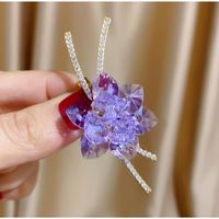 Shiny Rose Copper Plating Inlay Crystal Zircon Women's Brooches main image 5