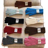 Unisex Basic Solid Color Gloves 1 Pair main image 1