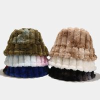 Women's Classic Style Solid Color Big Eaves Bucket Hat main image 1