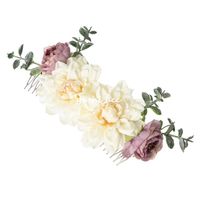 Elegant Pastoral Blume Tuch Kamm Einsetzen sku image 2