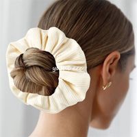 Classic Style Streetwear Solid Color Cloth Hair Tie main image 5