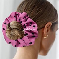 Classic Style Streetwear Solid Color Cloth Hair Tie main image 6