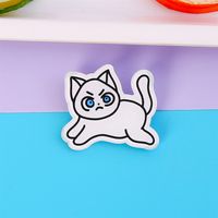 Ins Style Cute Cartoon Acrylic Kitten Brooch Badge Wholesale Clothes And Bags Pendant Patch Jewelry Pin sku image 6