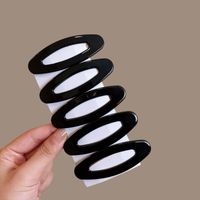 Jelly Color Oval Hairpin Break Clip Female 2023 New Internet Celebrity Forehead Broken Hair Side Bangs Fixed Bb Clip sku image 2