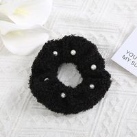 Nuevo Anillo De Pelo De Perlas De Felpa Para Otoño E Invierno, Cordero, Moño De Pelo De Intestino Grueso, Diadema Para El Cabello, Accesorios Para El Cabello, Cadena De Pelo De Cola De Caballo, Venta Al Por Mayor main image 3