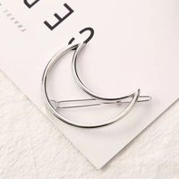 Simple Style Geometric Moon Bow Knot Alloy Plating Hair Clip sku image 12