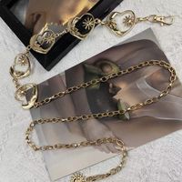 Love Metal Waist Chain Accessories Female Fashion Ins Heart-shaped Chain Belt Decoration With Skirt Wide Leg Pants Chain Summer main image 4